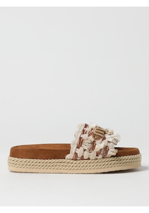 Heeled Sandal MOU Woman color Beige