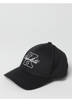 Hat KARL LAGERFELD Men color Black