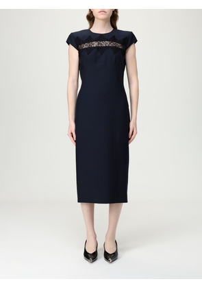 Dress MCQUEEN Woman color Blue