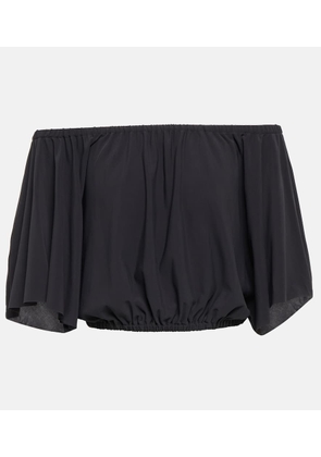 Eres Solal jersey crop top