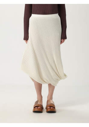 Skirt ISSEY MIYAKE Woman color White