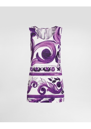 Dolce & Gabbana Majolica-print Top - Woman Shirts And Tops Multicolor Viscose 38