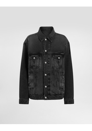 Dolce & Gabbana Denim Jacket - Woman Denim And Jeans Multi-colored 38