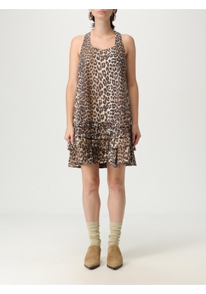 Dress GANNI Woman color Brown