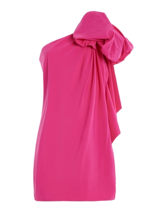 Delphine Corey Asymmetric Taffeta Mini Dress - Moda Operandi