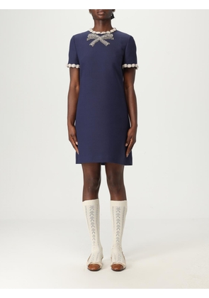 Dress VALENTINO Woman color Indigo