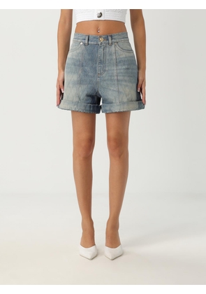 Shorts BALMAIN Woman color Blue