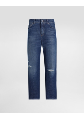 Dolce & Gabbana Boyfriend Jeans - Woman Denim And Jeans Multi-colored 36