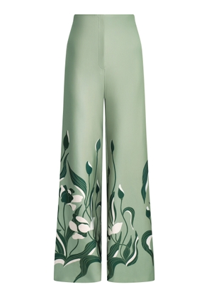 Andres Otalora Luz De Si Scuba Wide-Leg Pants - Moda Operandi