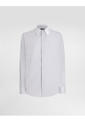 Dolce & Gabbana Striped Poplin Martini Shirt - Man Shirts Multicolor 39