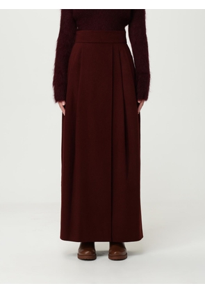 Skirt MAX MARA Woman color Burgundy