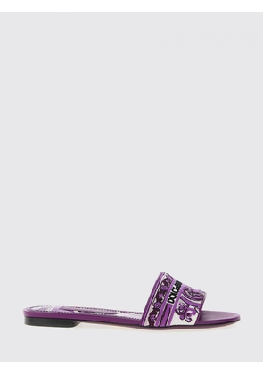 Heeled Sandal DOLCE & GABBANA Woman color Violet