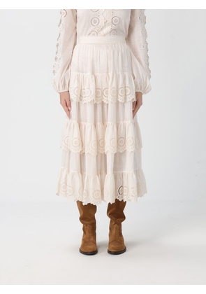 Skirt ZIMMERMANN Woman color Ivory