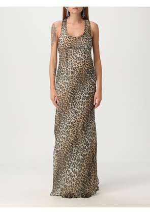 Dress GANNI Woman color Brown
