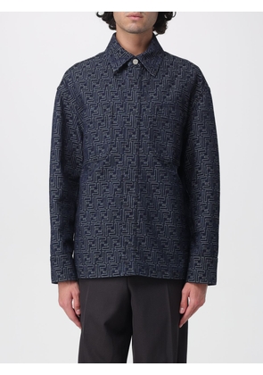 Jacket FENDI Men color Indigo