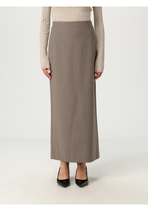Skirt BRUNELLO CUCINELLI Woman color Mud