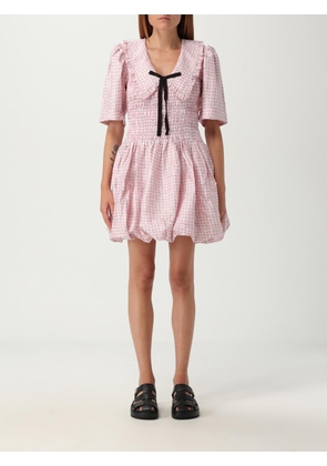 Dress GANNI Woman color Pink