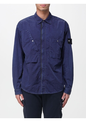 Jacket STONE ISLAND Men color Denim