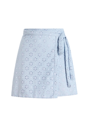 JUILLET SWIMWEAR Broderie Anglaise Wrap Skirt - Moda Operandi