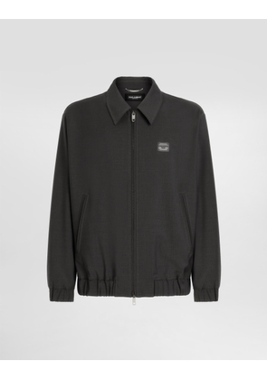 Dolce & Gabbana Woolen Jacket With Tag - Man Coats And Jackets Gray 46