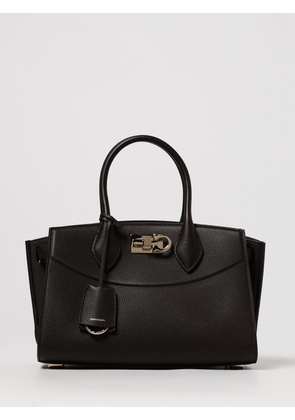 Handbag FERRAGAMO Woman color Dark