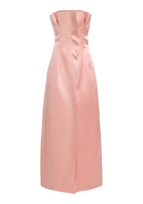 Philosophy di Lorenzo Serafini Duchesse Satin Strapless Maxi Dress - Moda Operandi