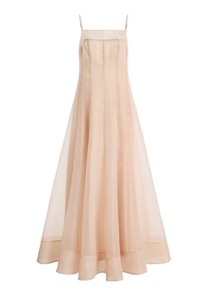 STAUD Gustav Chiffon Maxi Dress - Moda Operandi