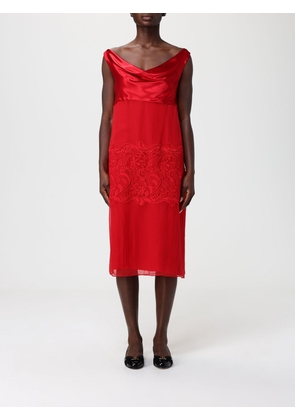 Dress FERRAGAMO Woman color Burgundy