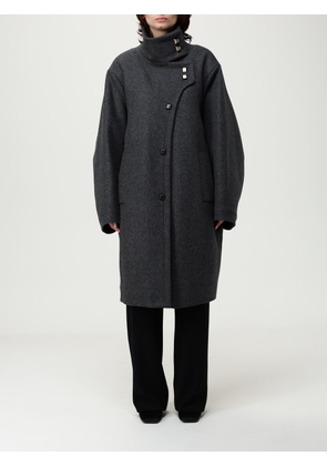 Coat EMPORIO ARMANI Woman color Charcoal