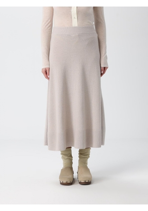 Skirt AGNONA Woman color Ivory