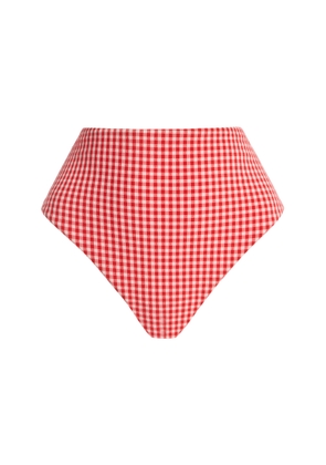 JUILLET SWIMWEAR Vera Plaid Bikini Bottoms - Moda Operandi