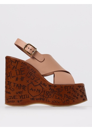 Heeled Sandal CHLOÉ Woman color Pink