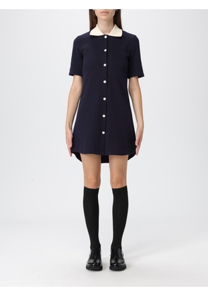 Dress THOM BROWNE Woman color Navy