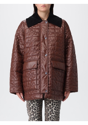 Jacket GANNI Woman color Brown