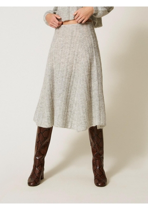 Skirt TWINSET Woman color Grey