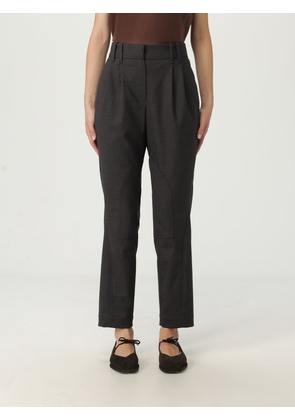 Pants BRUNELLO CUCINELLI Woman color Grey