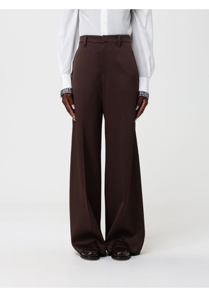 Pants BRUNELLO CUCINELLI Woman color Brown