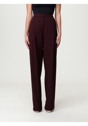 Pants ELISABETTA FRANCHI Woman color Wine