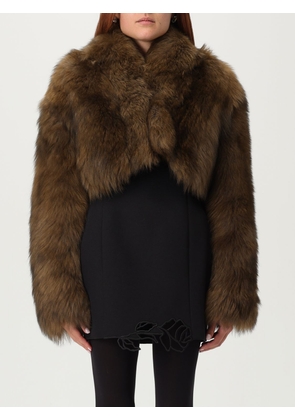 Fur Coat BLUMARINE Woman color Black
