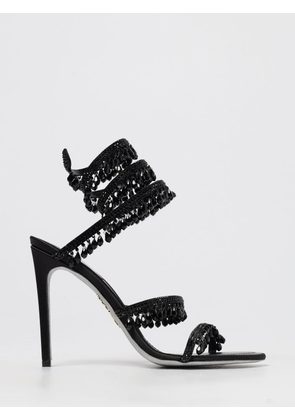 Heeled Sandal RENE CAOVILLA Woman color Black