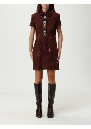 Dress ELISABETTA FRANCHI Woman color Brown