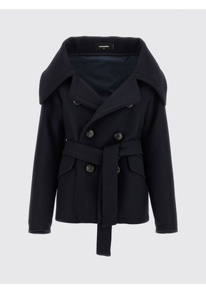 Coat DSQUARED2 Woman color Blue