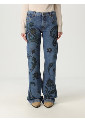 Jeans ETRO Woman color Burgundy