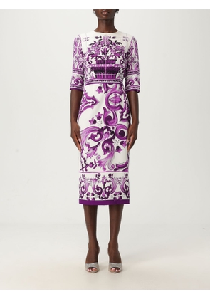 Dress DOLCE & GABBANA Woman color Violet