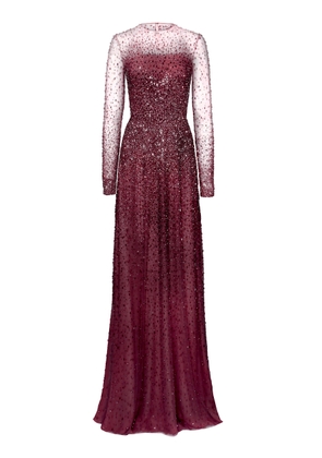 Naeem Khan Ombre Crystal-Embellished Gown - Moda Operandi