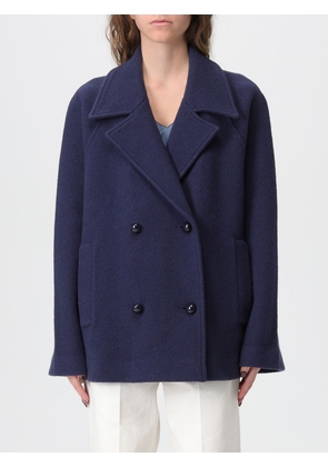 Coat EMPORIO ARMANI Woman color Blue