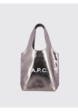 Shoulder Bag A. P.C. Men color Silver