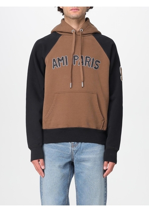 Sweatshirt AMI PARIS Men color Brown