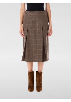 Skirt SAINT LAURENT Woman color Beige