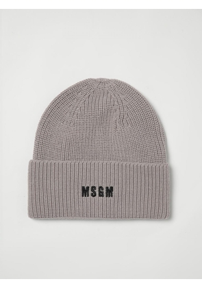Hat MSGM Woman color Grey